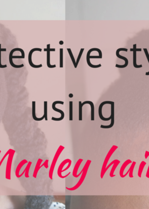 quick protective styles for short natural hair using marley hair
