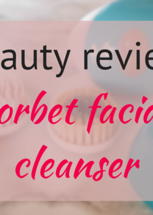 beauty review // sorbet facial cleanser