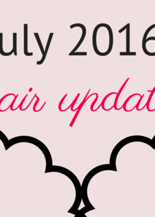 hair update // july 2016