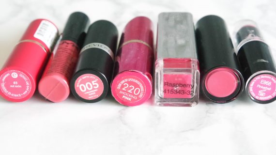 Read more about the article my pink lipstick collection