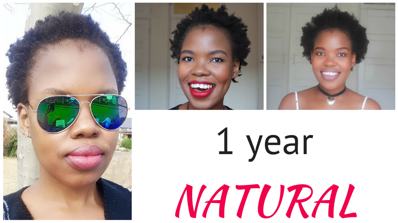 1 year after big chop 4c natural african hair