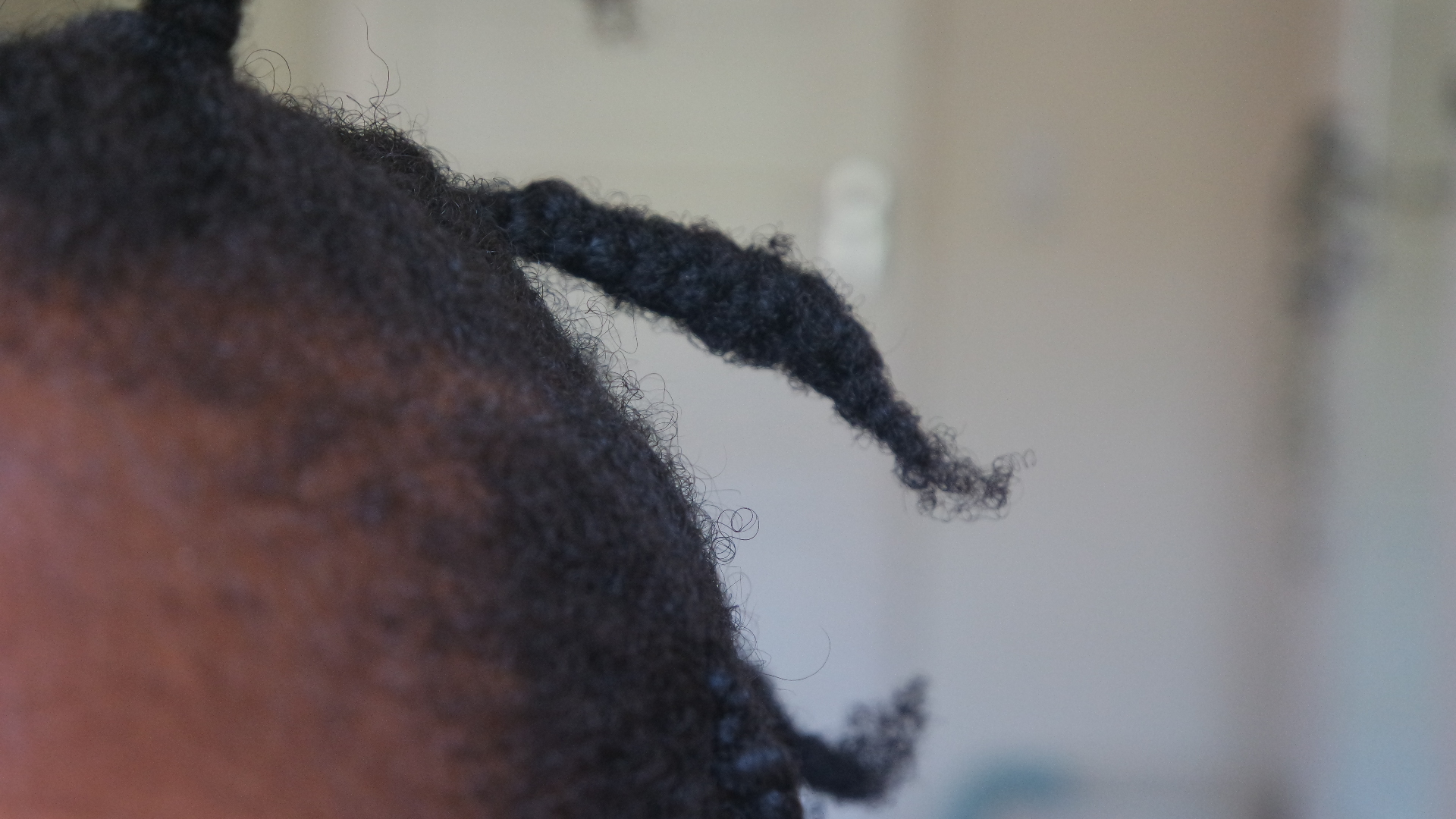 Trimming 4c natural hair