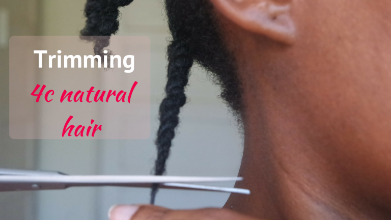 Read more about the article how to // trim 4c natural hair