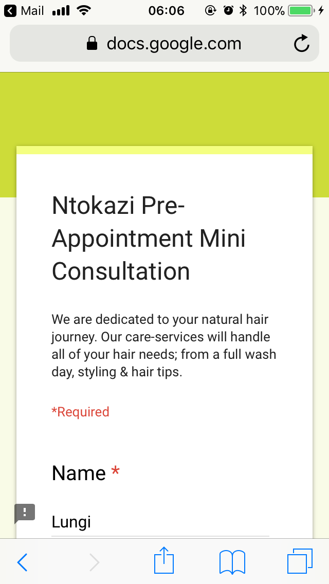 Ntokazi Natural Hair Salon