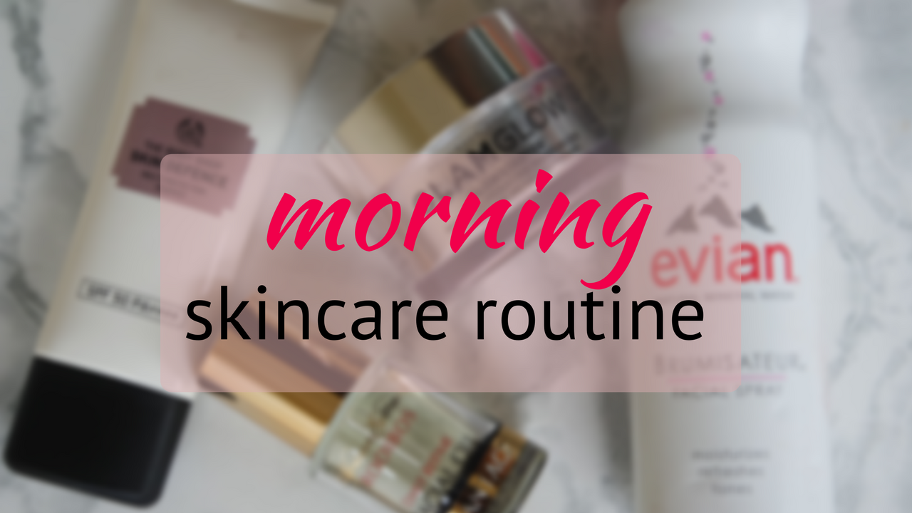Morning skincare routine