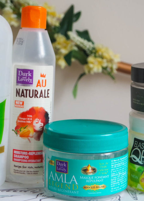 hair product empties