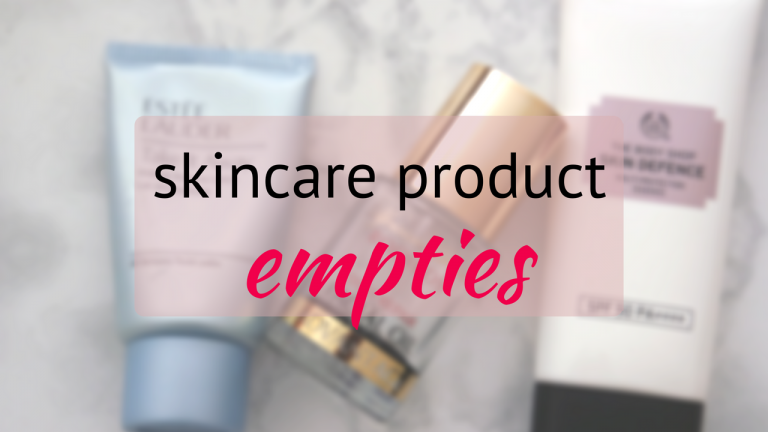 Read more about the article skincare product empties