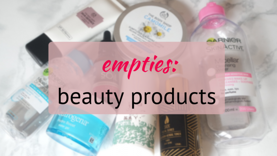 Read more about the article beauty product empties