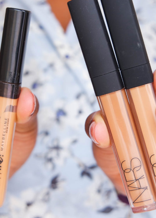 battle of the concealers // maybelline fit me & nars radiant creamy